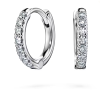 Orecchini Swarovski Donna in Oro bianco Diamante Lab Grown 0.10 Ct 5699135 - 5699135